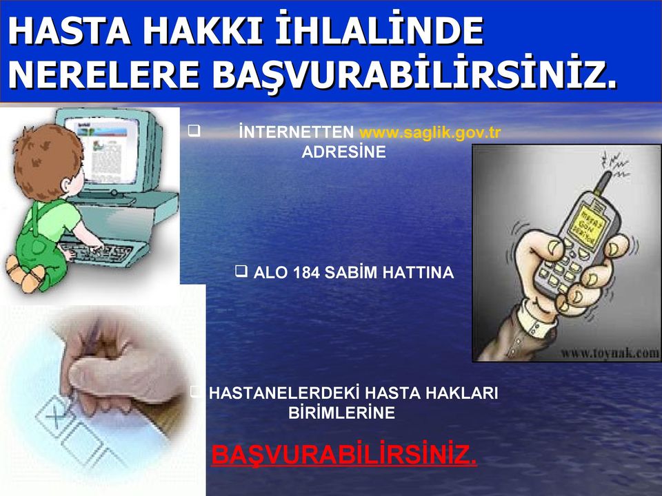 gov.tr ADRESİNE ALO 184 SABİM HATTINA