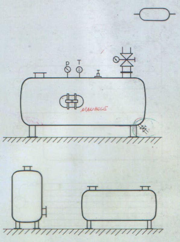 Tank Tank seçimi Hava deposunun görevi basınçlı havayı depolamaktır. Bununla beraber bazı yan görevleri de üstlenir, bunlar; 1. Soğutma yüzeyi sağlayıp, yoğuşma tankı gibi görev yapar 2.