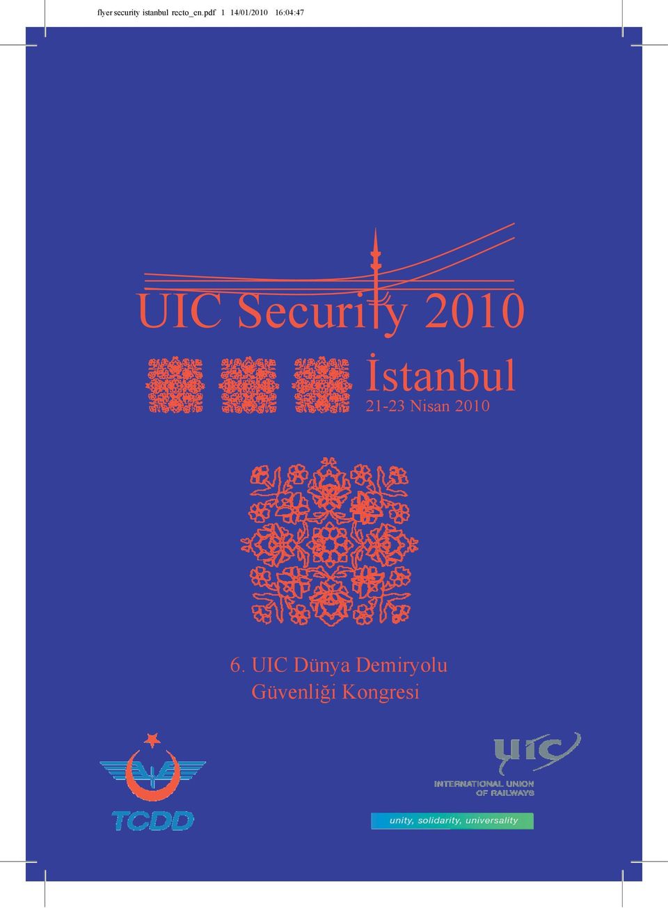 Securi y 2010 İstanbul 21-23 Nisan