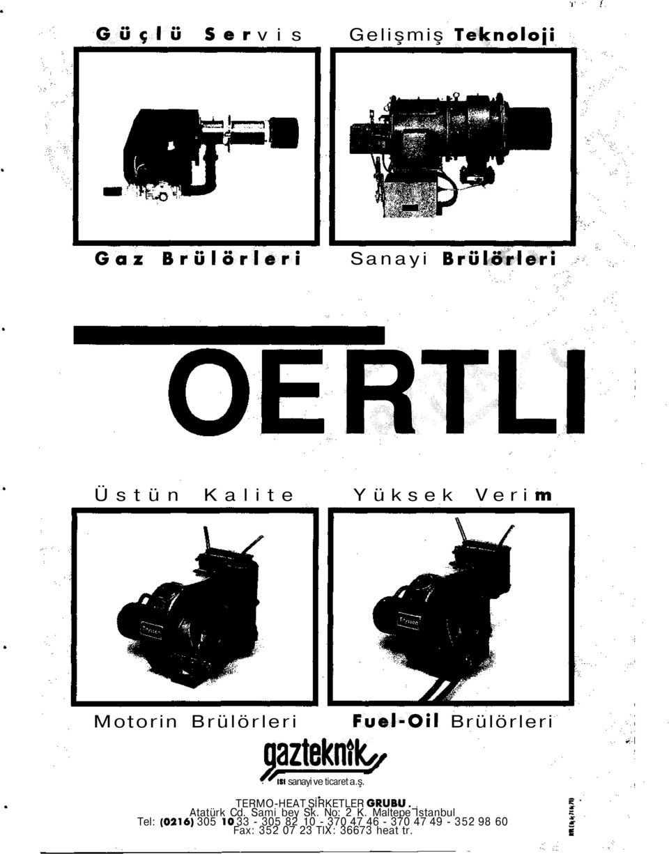 Fuel-Oil Brülörleri TERMO-HEAT ŞİRKETLER GRUBU._ Atatürk Cd. Sami bey Sk. No: 2 K.