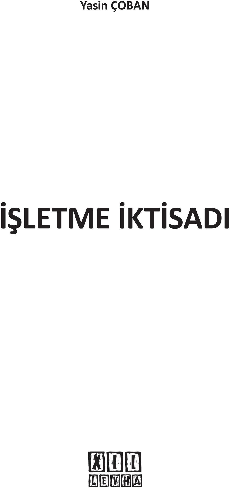 İŞLETME