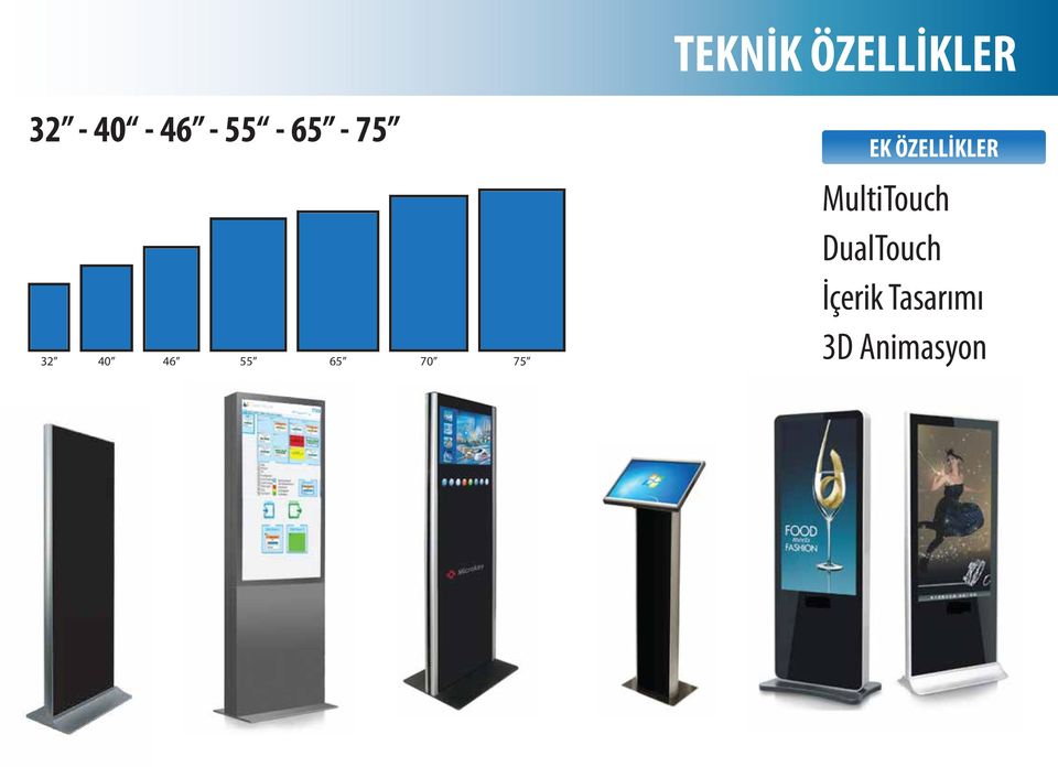 70 75 EK ÖZELLİKLER MultiTouch