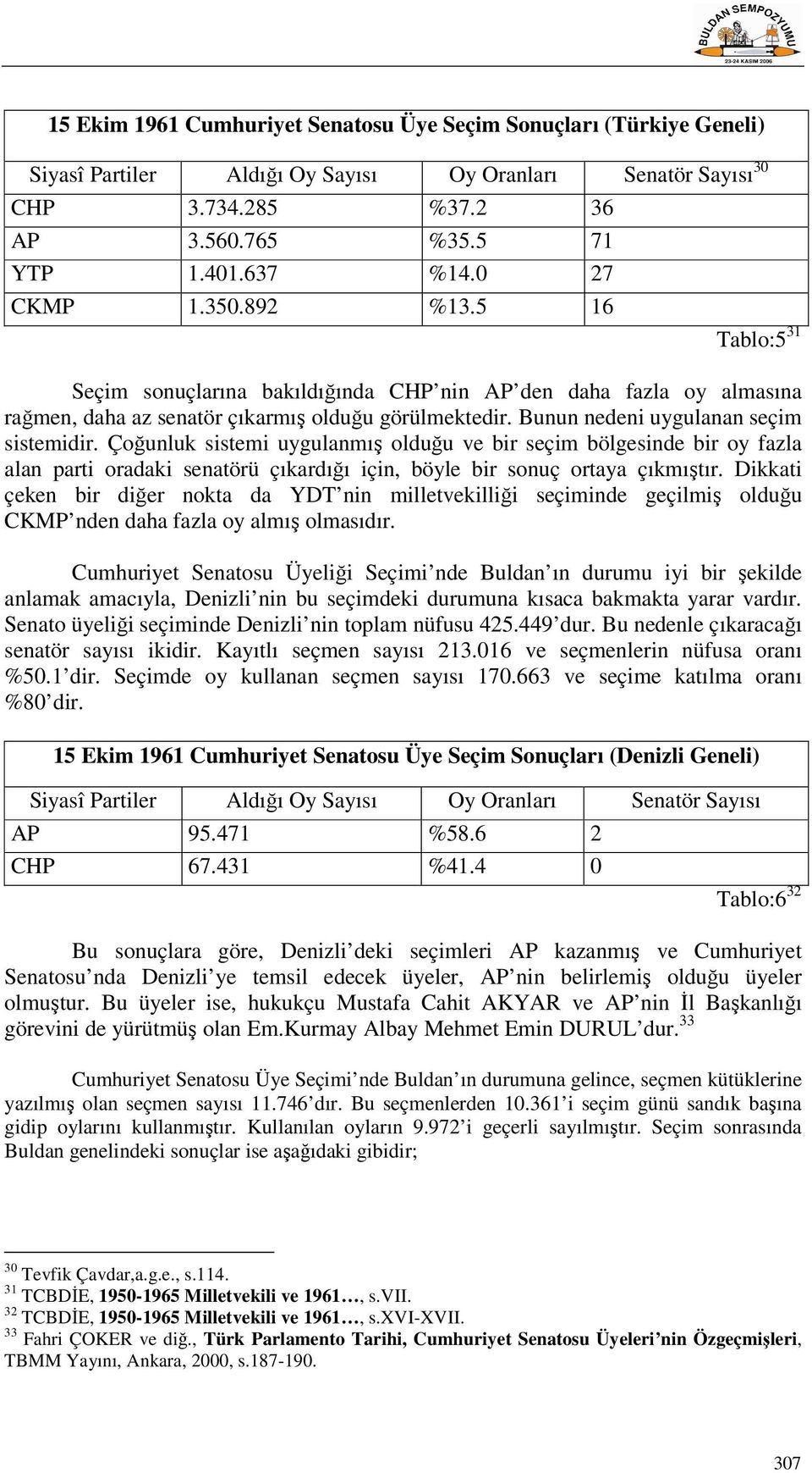 Bunun nedeni uygulanan seçim sistemidir. Çoğunluk sistemi uygulanmış olduğu ve bir seçim bölgesinde bir oy fazla alan parti oradaki senatörü çıkardığı için, böyle bir sonuç ortaya çıkmıştır.