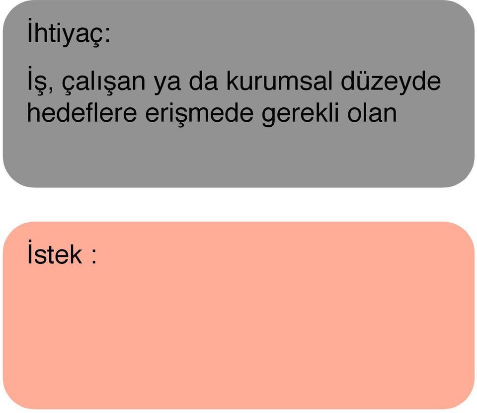 düzeyde hedeflere