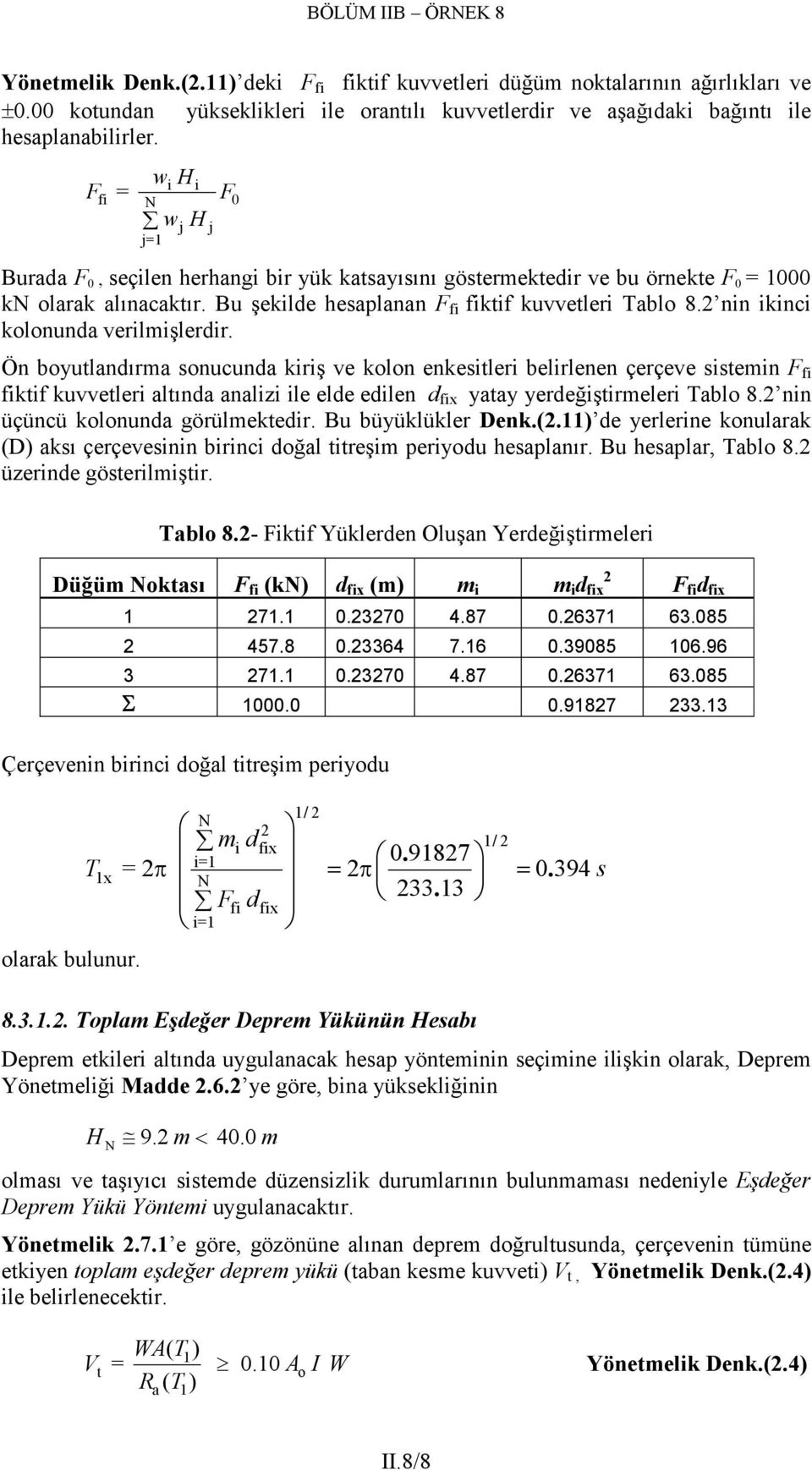 nin ikinci kolonund verilmişlerdir.