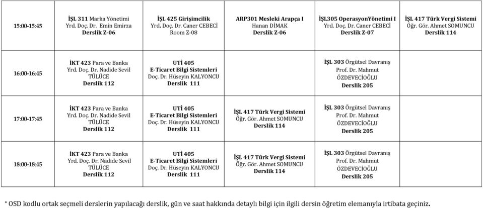 ve saat hakkında detaylı bilgi için ilgili