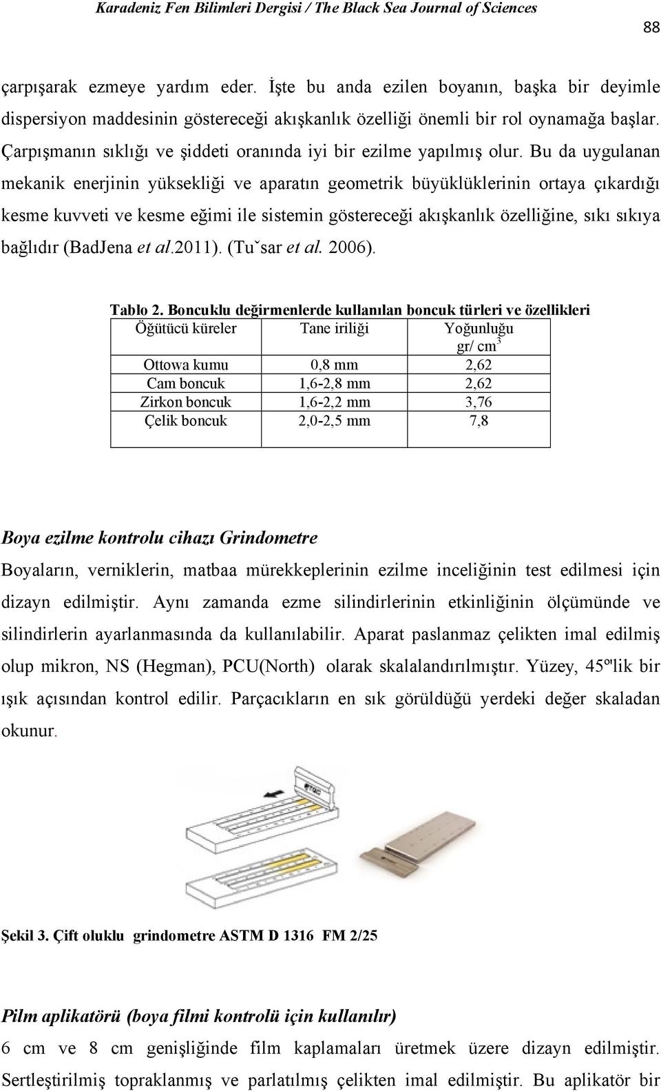 Bu da uygulanan mekanik enerjinin yüksekliği ve aparatın geometrik büyüklüklerinin ortaya çıkardığı kesme kuvveti ve kesme eğimi ile sistemin göstereceği akışkanlık özelliğine, sıkı sıkıya bağlıdır