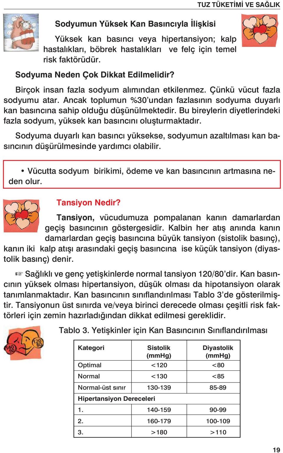 Bu bireylerin diyetlerindeki fazla sodyum, yüksek kan basıncını oluşturmaktadır. Sodyuma duyarlı kan basıncı yüksekse, sodyumun azaltılması kan basıncının düşürülmesinde yardımcı olabilir.