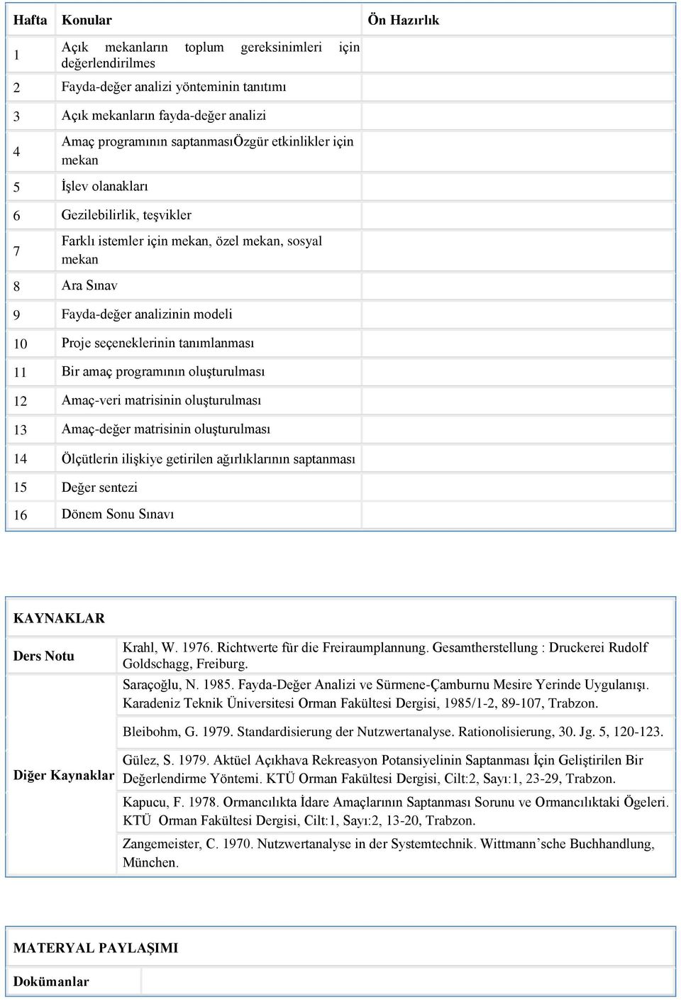 seçeneklerinin tanımlanması 11 Bir amaç programının oluşturulması 12 Amaç-veri matrisinin oluşturulması 13 Amaç-değer matrisinin oluşturulması 14 Ölçütlerin ilişkiye getirilen ağırlıklarının