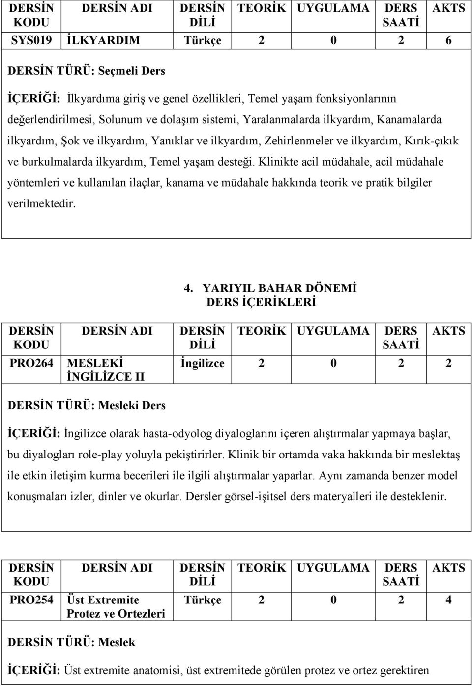 Klinikte acil müdahale, acil müdahale yöntemleri ve kullanılan ilaçlar, kanama ve müdahale hakkında teorik ve pratik bilgiler verilmektedir. 4.