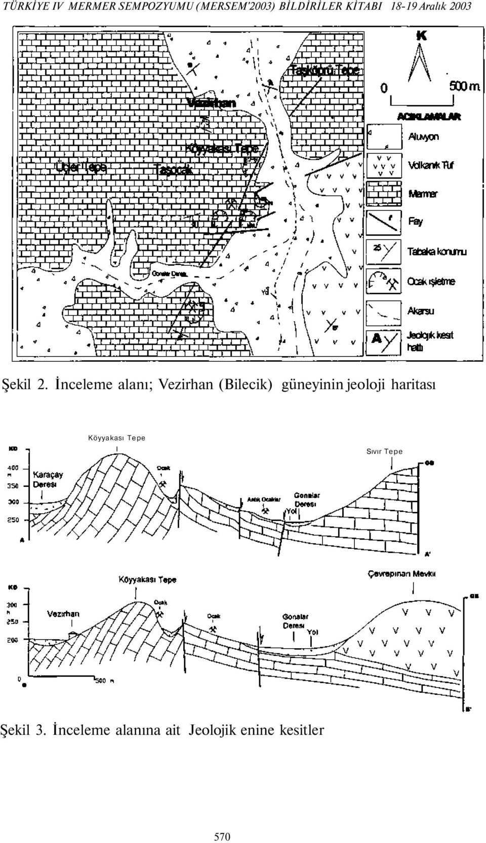 İnceleme alanı; Vezirhan (Bilecik) güneyinin jeoloji
