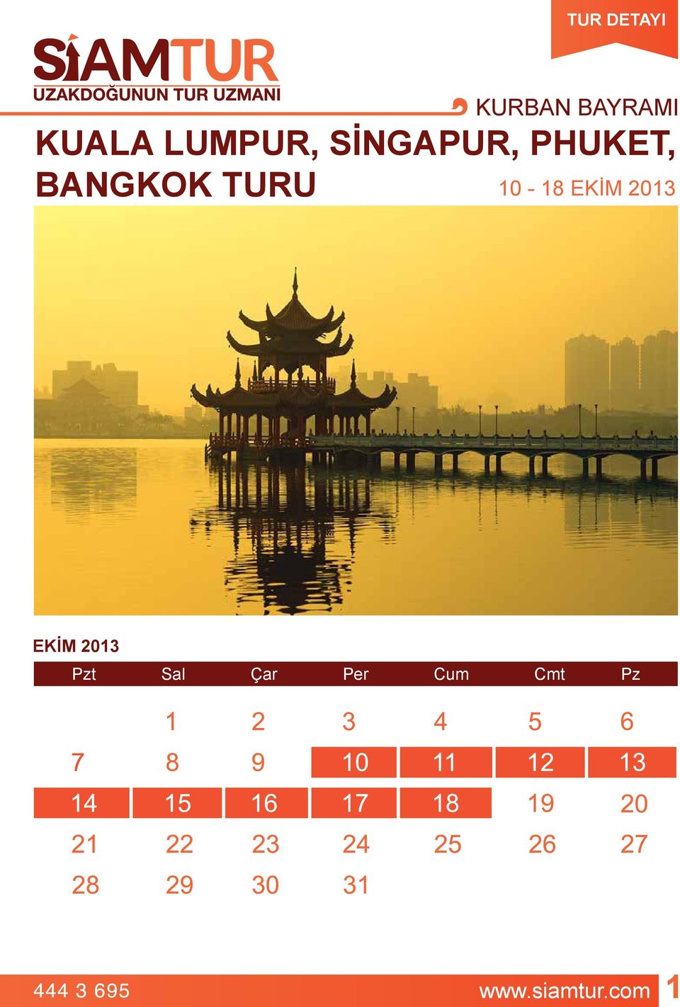 BANGKOK TURU 10-18 EKİM 2013