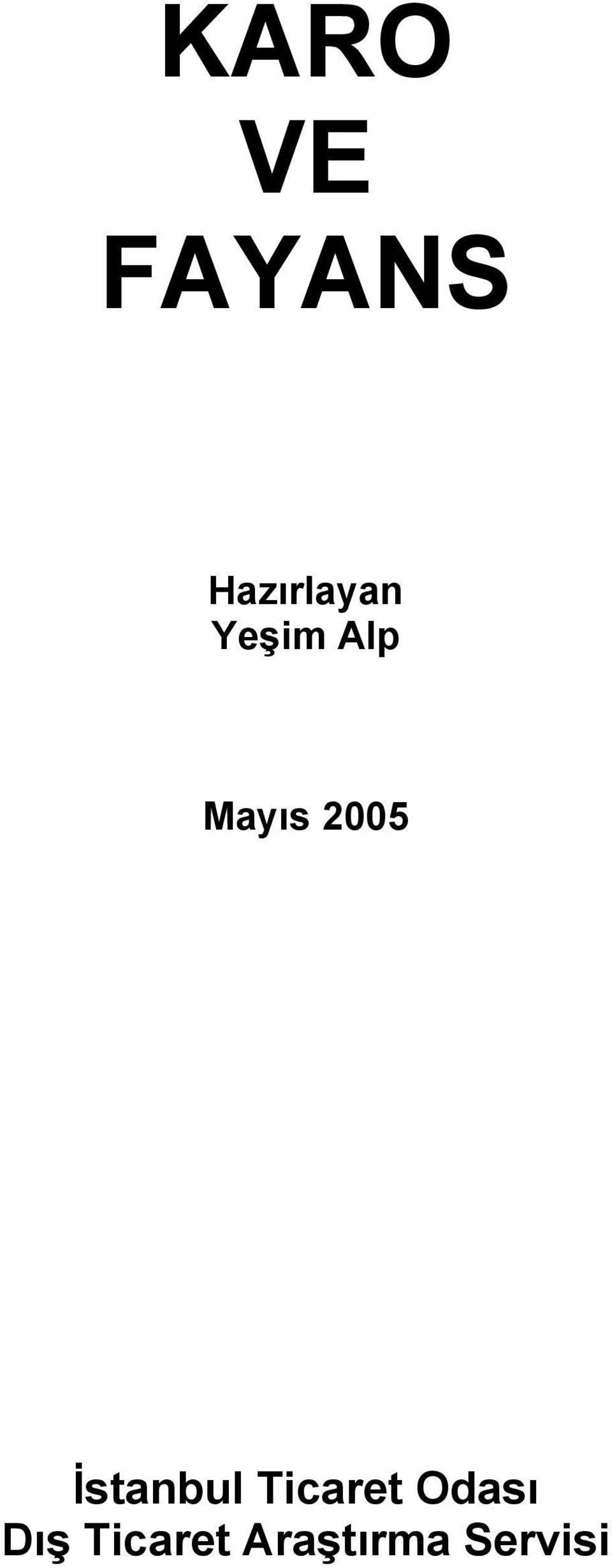Mayıs 2005 İstanbul
