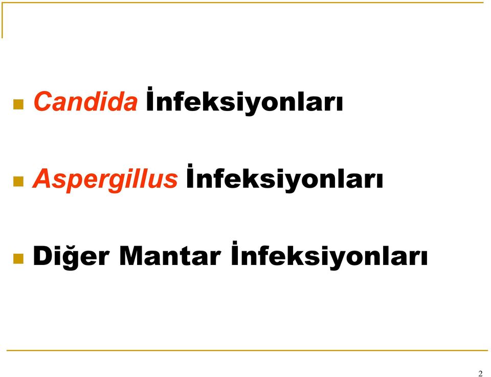 Aspergillus  Diğer