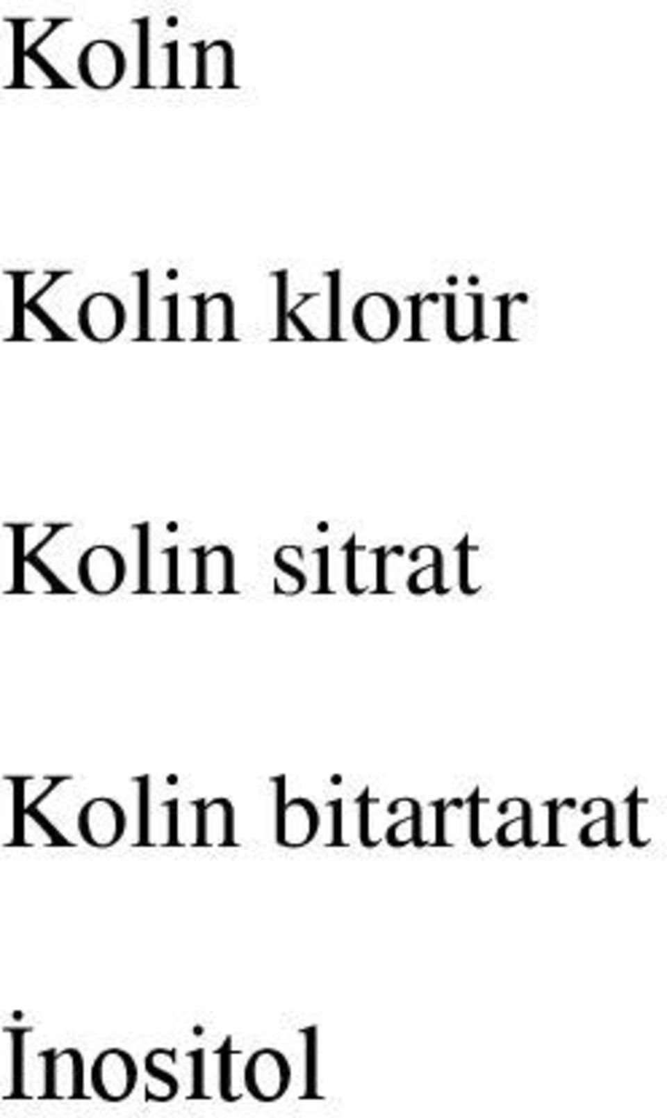 sitrat Kolin