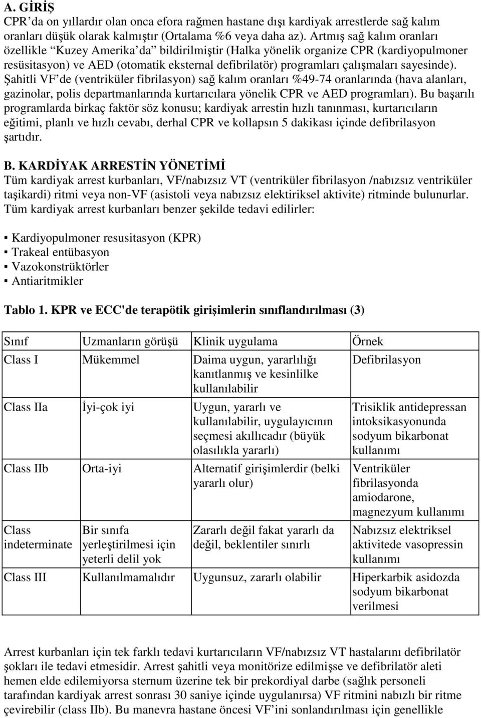 sayesinde). Şahitli VF de (ventriküler fibrilasyon) sağ kalım oranları %49-74 oranlarında (hava alanları, gazinolar, polis departmanlarında kurtarıcılara yönelik CPR ve AED programları).