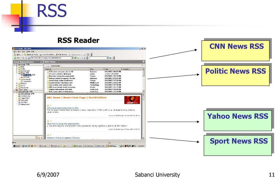 News RSS Yahoo News RSS Sport News RSS