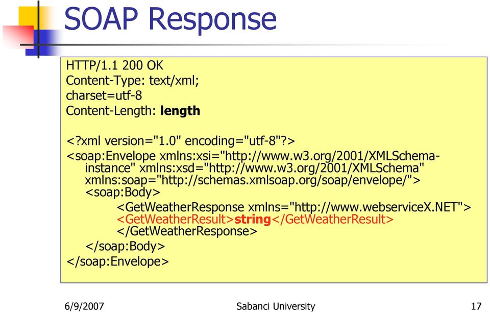 xmlsoap.org/soap/envelope/"> <soap:body> <GetWeatherResponse xmlns="http://www.webservicex.