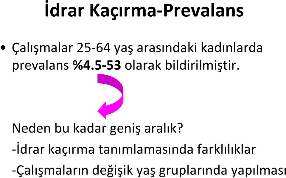 Neden bu kadar geniş aralık?