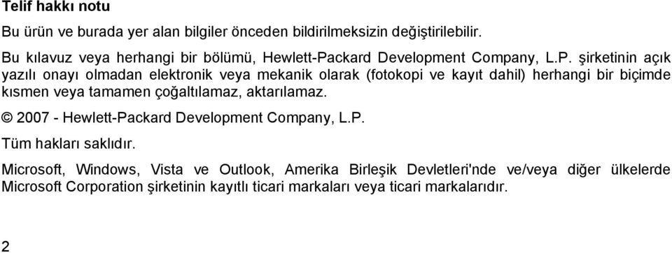 ckard Development Company, L.P.