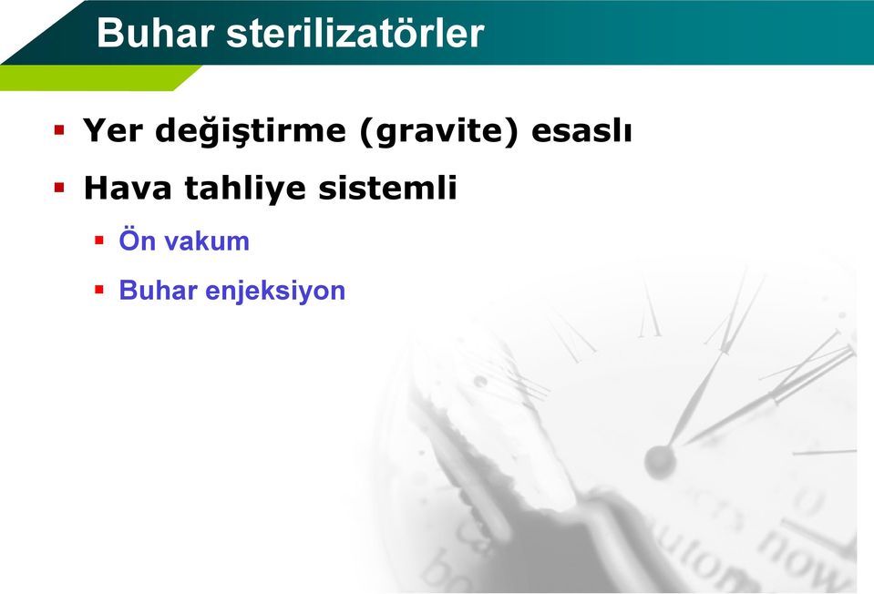 esaslı Hava tahliye