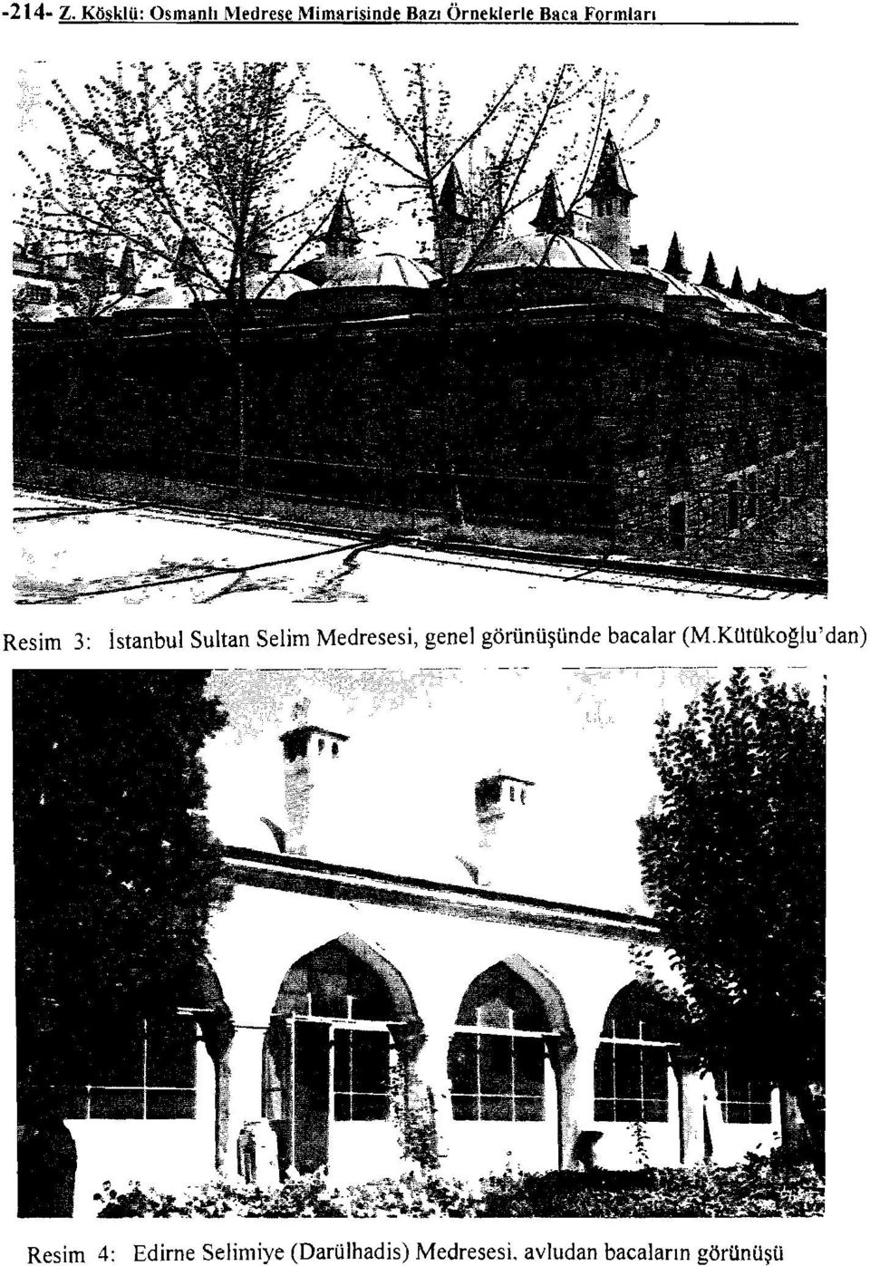 FQrmları Resim 3: istanbul Sultan Selim Medresesi, genel