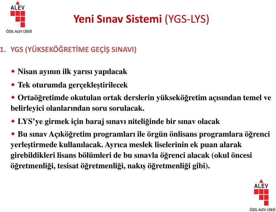 yükseköğretim açısından temel ve belirleyici olanlarından soru sorulacak.