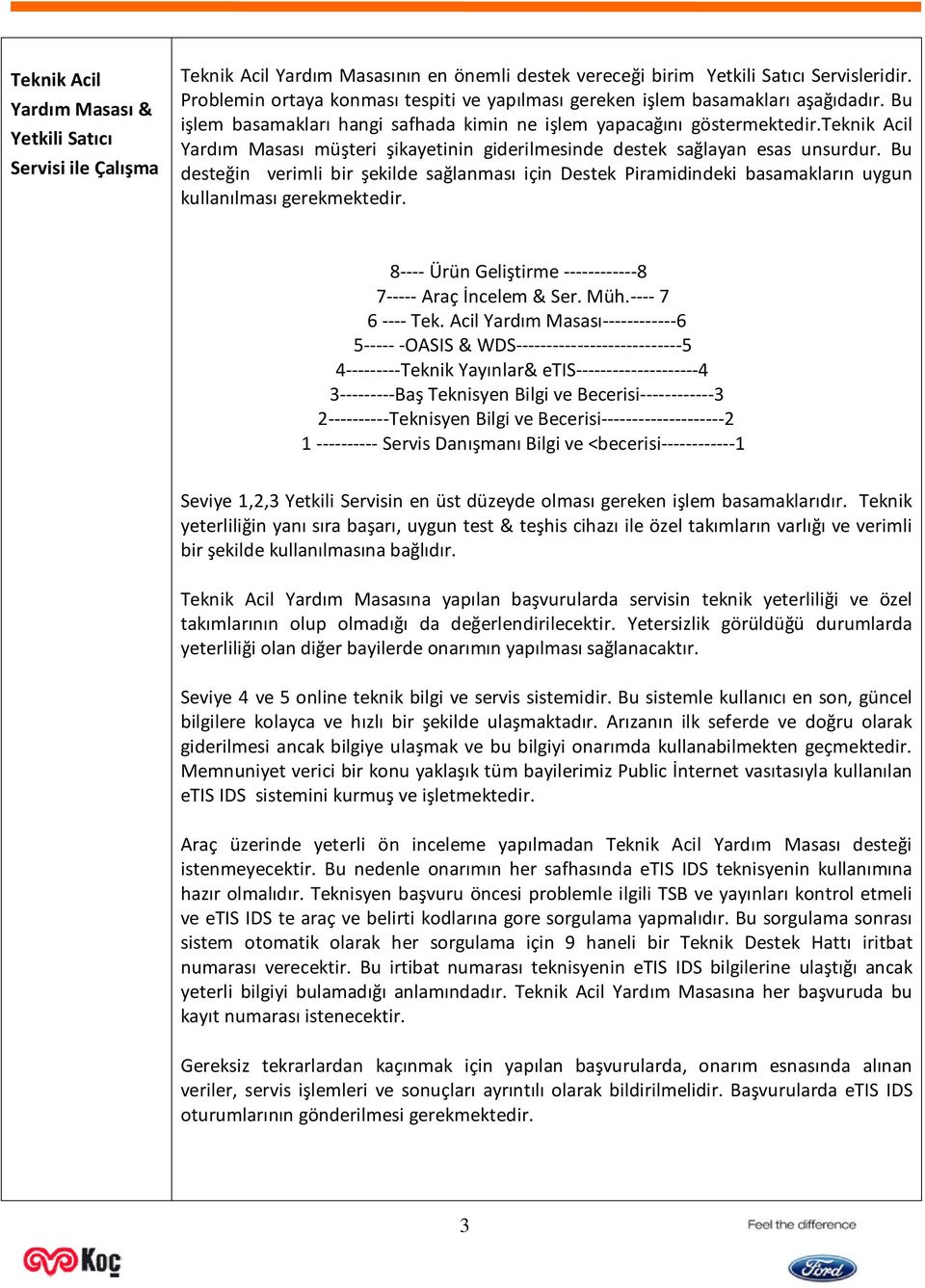 teknik Acil Yardım Masası müşteri şikayetinin giderilmesinde destek sağlayan esas unsurdur.