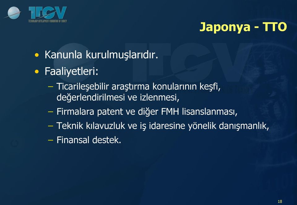 değerlendirilmesi ve izlenmesi, Firmalara patent ve diğer FMH