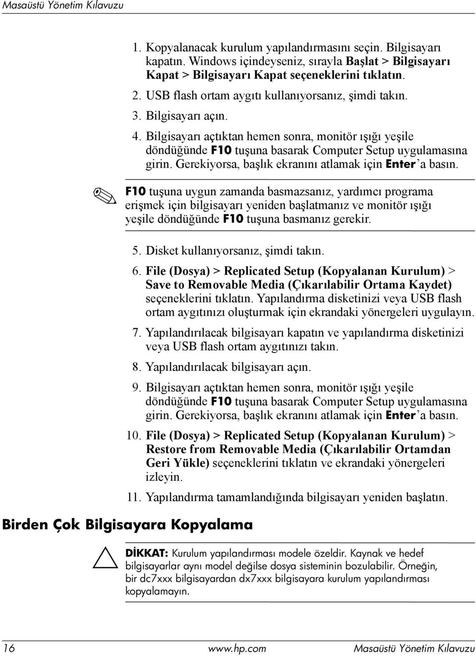 Gerekiyorsa, başlıkekranını atlamak için Enter a basın.