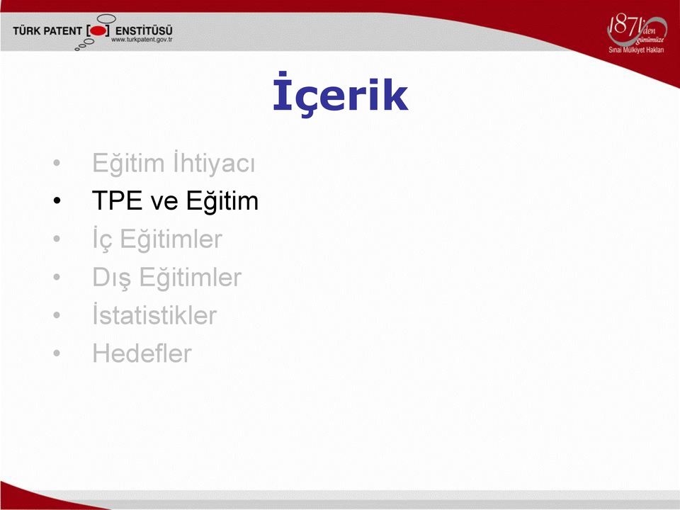 Eğitim İç Eğitimler