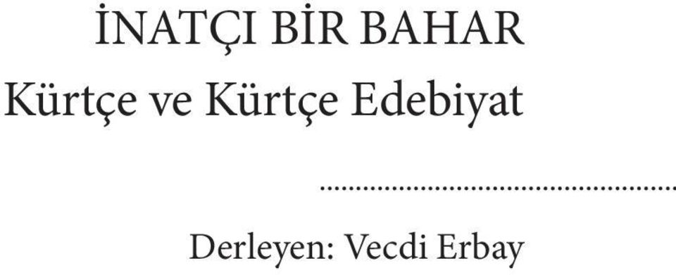Kürtçe Edebiyat