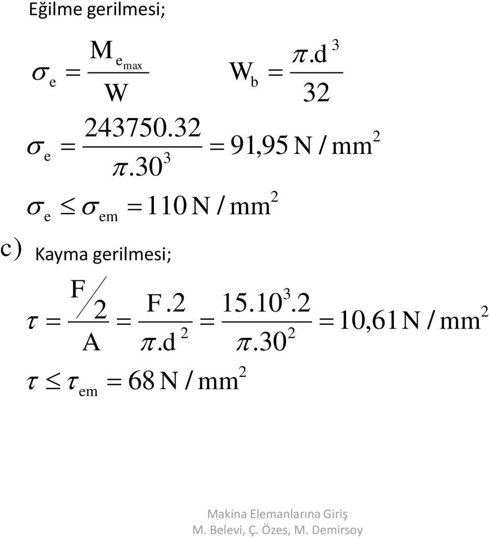 0 110 N / mm e. 15.10. A. d.