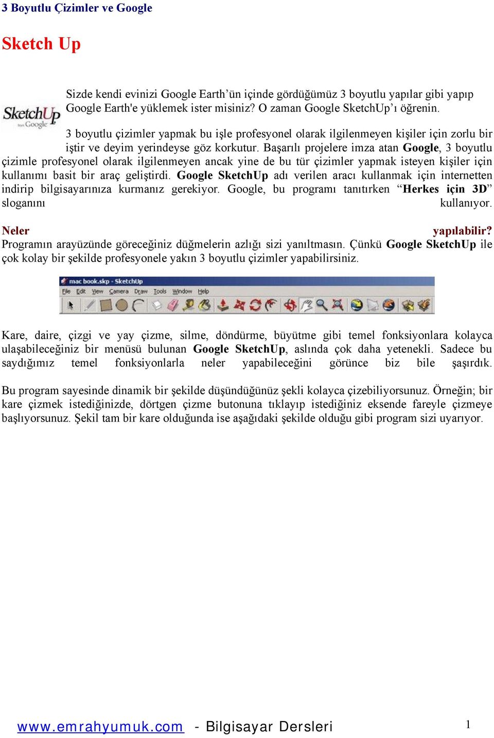 Başarılı projelere imza atan Google, 3 boyutlu çizimle profesyonel olarak ilgilenmeyen ancak yine de bu tür çizimler yapmak isteyen kişiler için kullanımı basit bir araç geliştirdi.