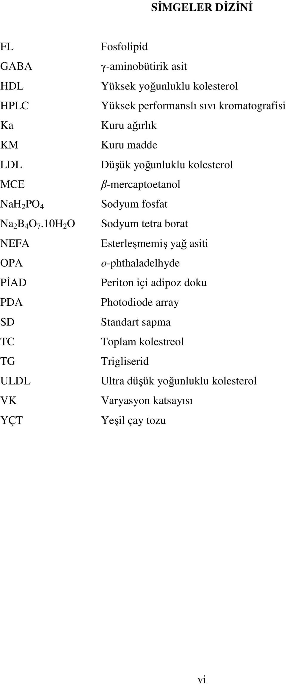 sıvı kromatografisi Kuru ağırlık Kuru madde Düşük yoğunluklu kolesterol β-mercaptoetanol Sodyum fosfat Sodyum tetra borat