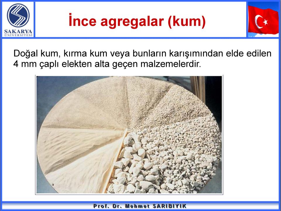 karışımından elde edilen 4 mm