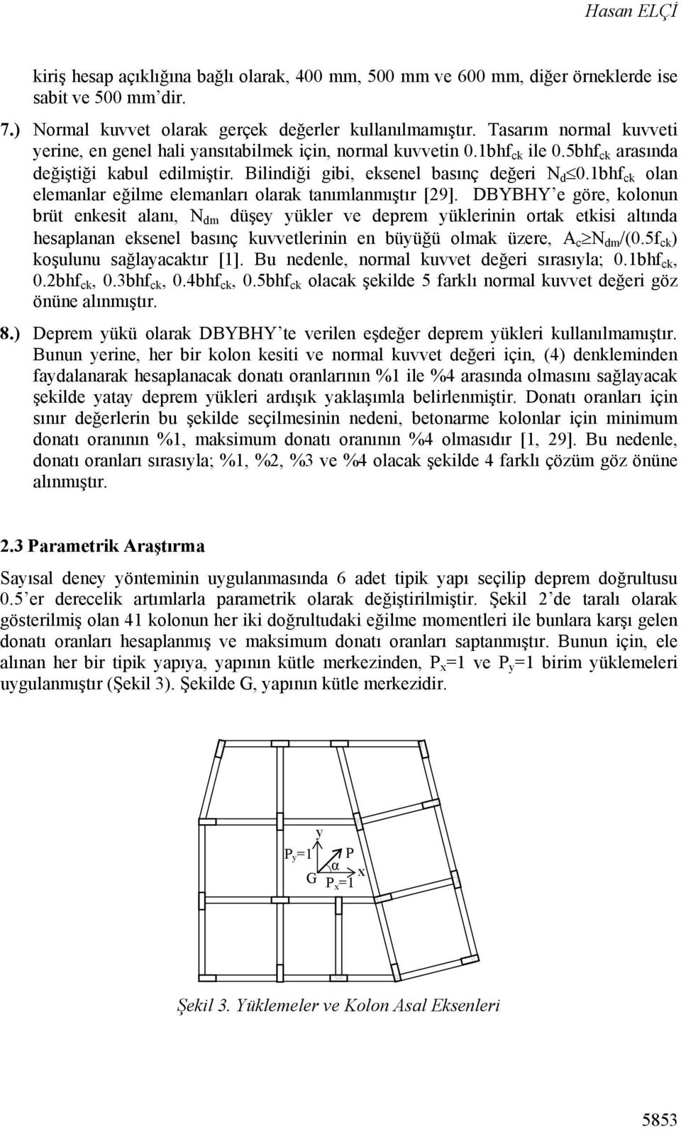 1hf ck oln elemnlr eğilme elemnlrı olrk tnımlnmıştır [9].