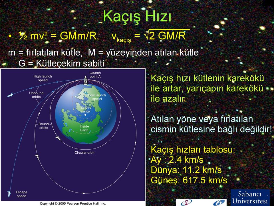 yarıçapın karekökü ile azalır.