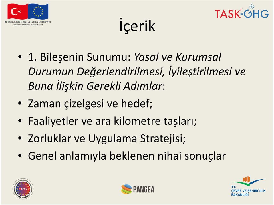 İyileştirilmesi ve Buna İlişkin Gerekli Adımlar: Zaman çizelgesi