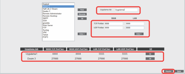 4.5 NAT Network Address Translation (NAT), İnternet servis sağlayıcınız tarafından size verilen IP adresinin (WAN IP), yerel ağınızdaki bilgisayarlarca ortak olarak kullanılması için gerekli olan