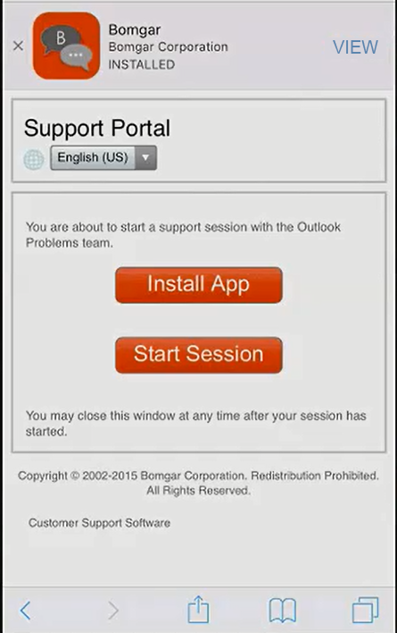 Bir Apple ios Teknik Destek Oturumu Başlatma ios mobil aygıtı kullanan kullanıcılar profesyonel teknik destek ekibinize erişim seçeneğinden faydalanırlar.