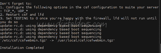 Şimdi sunucumuzu daha güvenli hale getirmek için bir firewall kuralım. CSF bu anlamda güzel bir firewalldur.