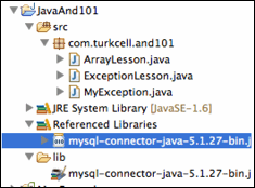 Java Projesinin Temelleri Bir Java projesinde kaynak kodlarımız src adlı klasörde tutulur.