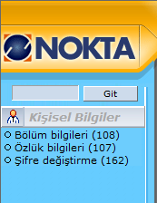 Öğrenci Ekranında; 4 ana baģlık ve alt menüleri listelenecektir. 1. KiĢisel Bilgiler 2. Öğrenim Bilgileri 3. Kayıt ĠĢlemleri 4. Ġstek ve Yorum 1.