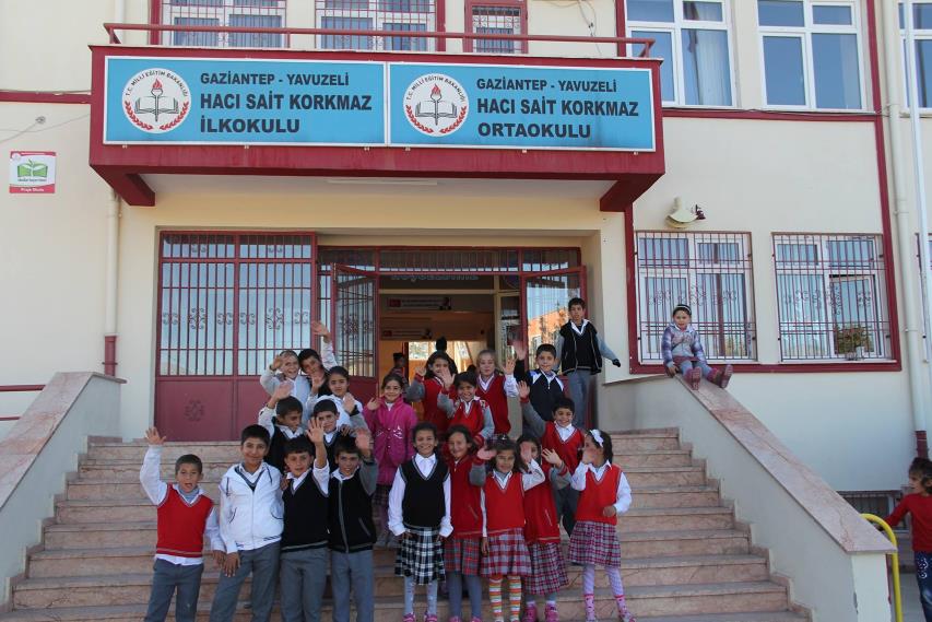 04.11.2014 te,yavuzeli, Hacı Sait Korkmaz Ortaokulu'na gidildi.