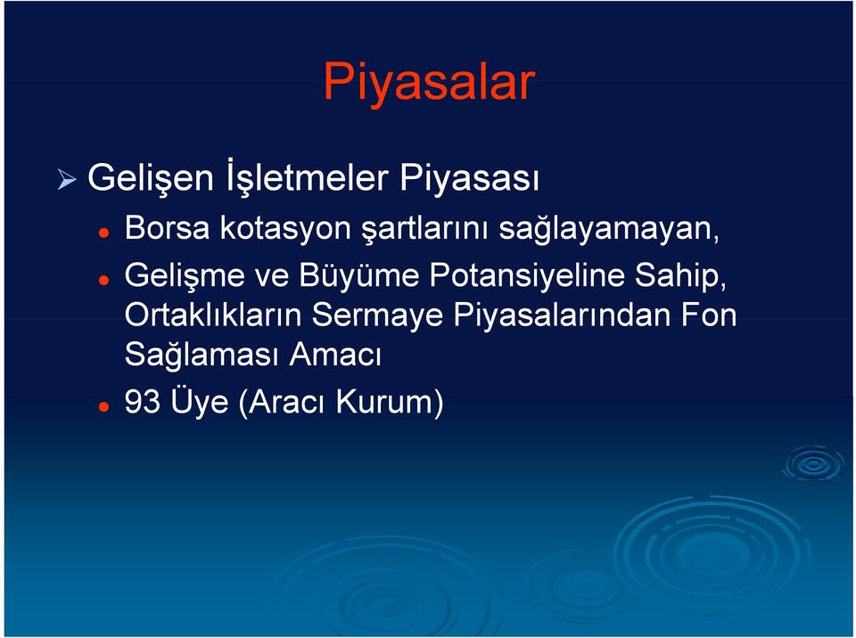 Büyüme Potansiyeline Sahip, Ortaklıkların Sermaye