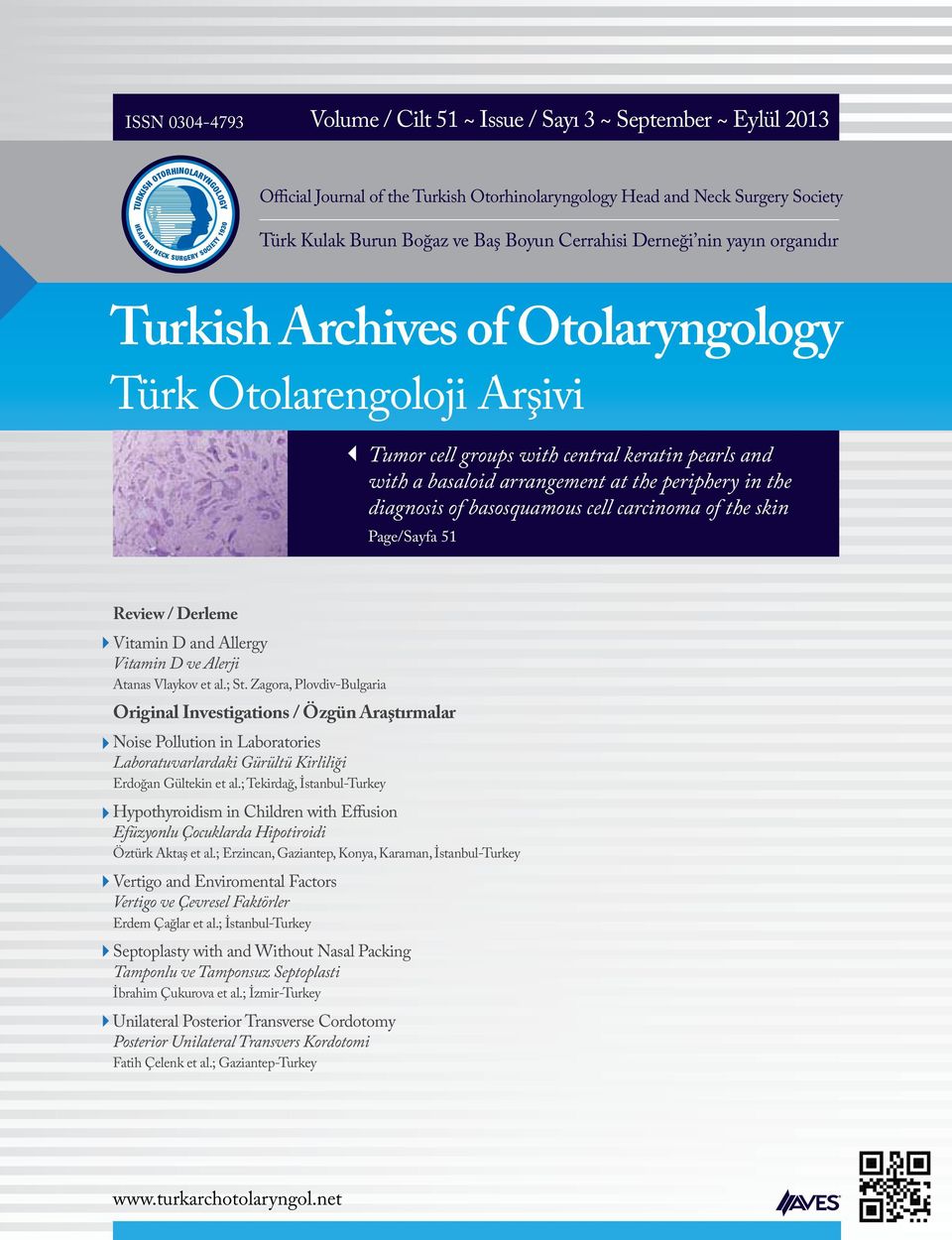 cell carcinoma of the skin Page/Sayfa 51 Review / Derleme Vitamin D and Allergy Vitamin D ve Alerji Atanas Vlaykov et al.; St.