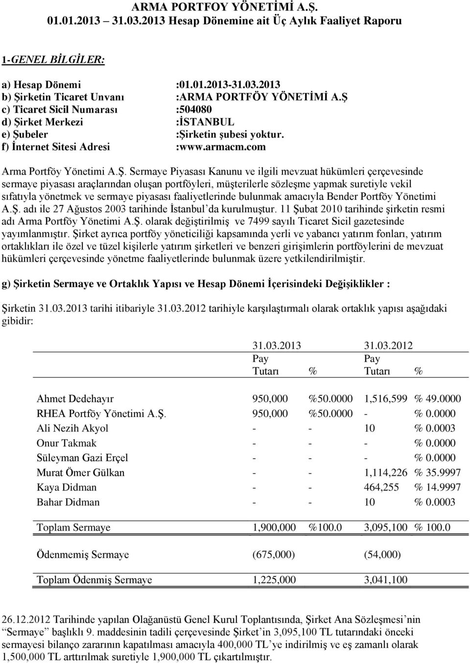 ilgili mevzuat hükümleri çerçevesinde sermaye piyasası araçlarından oluşan portföyleri, müşterilerle sözleşme yapmak suretiyle vekil sıfatıyla yönetmek ve sermaye piyasası faaliyetlerinde bulunmak