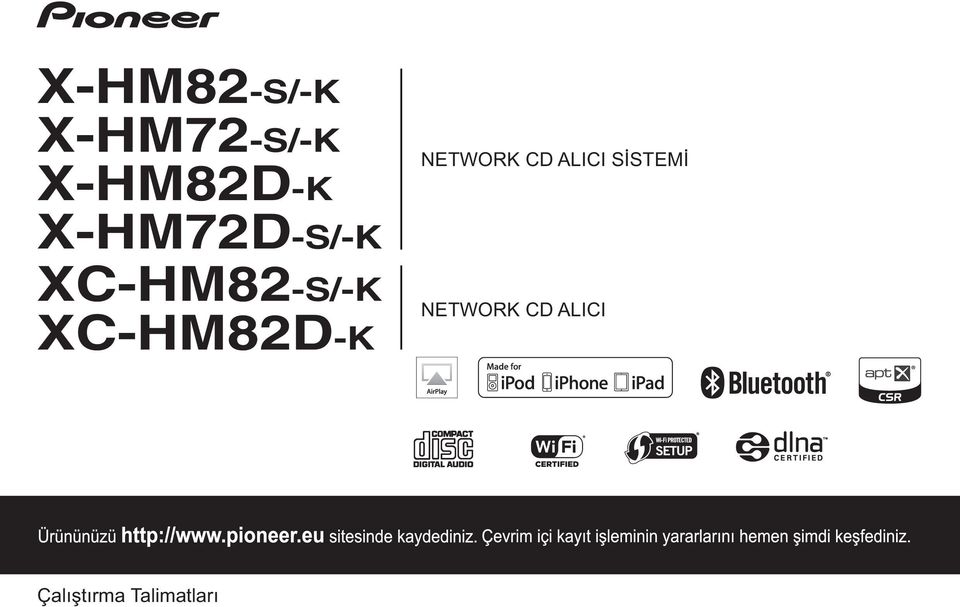 XC-HM8D-K NETWORK CD ALICI