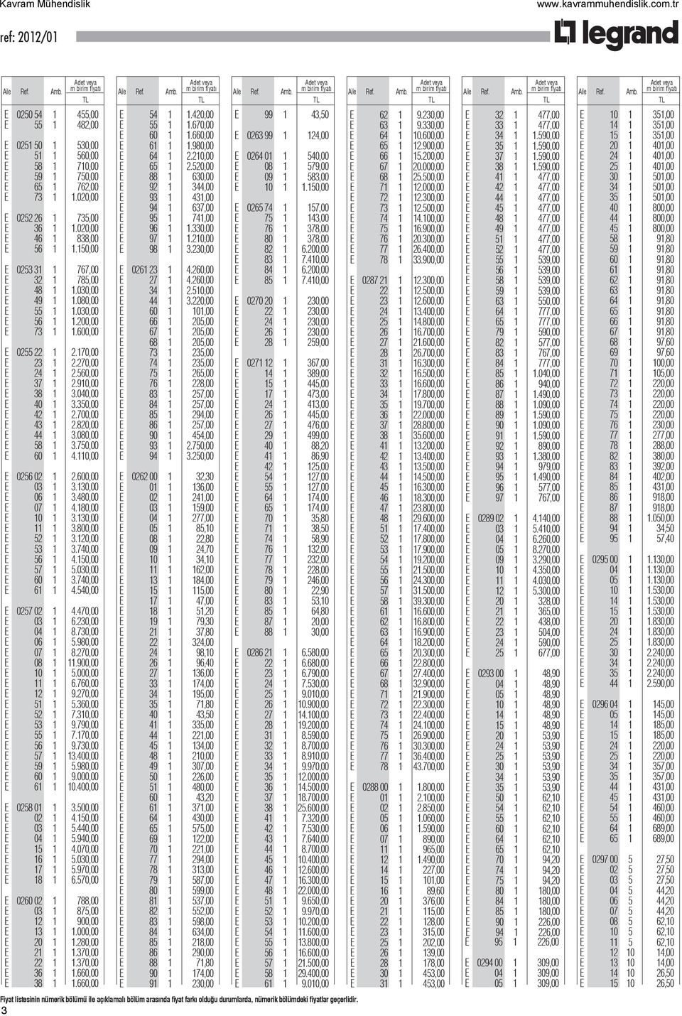 040,00 E 40 1 3.350,00 E 42 1 2.700,00 E 43 1 2.820,00 E 44 1 3.080,00 E 58 1 3.750,00 E 60 1 4.110,00 E 0256 02 1 2.600,00 E 03 1 3.130,00 E 06 1 3.480,00 E 07 1 4.180,00 E 10 1 3.130,00 E 11 1 3.